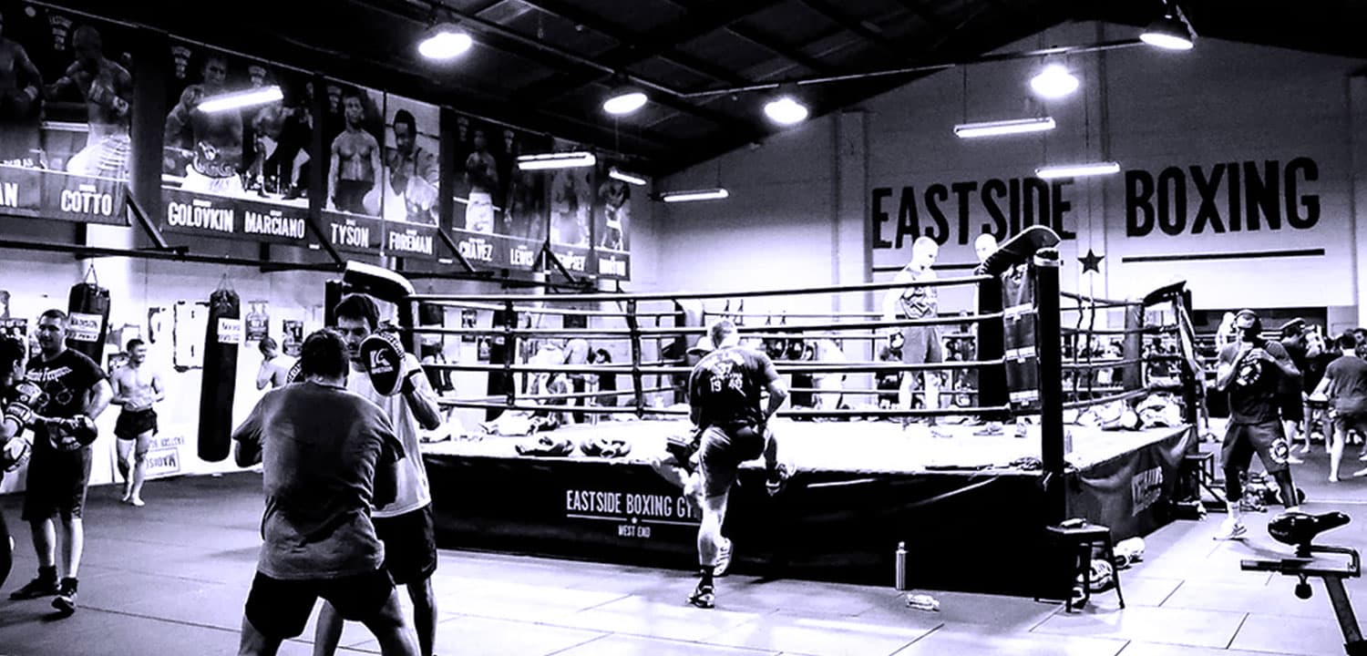 Eastside Boxing Gym ring and floor